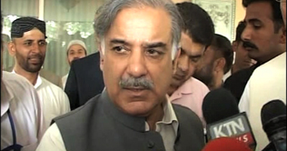 Shahbaz Sharif meets Salim Saifullah at his residence